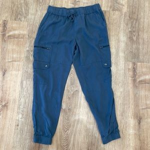 Banana Republic Dressy Joggers Smoky Bluish Grey Size Small
